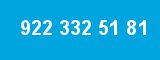 922 332 51 81